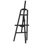 Voir la diapositive 5 : VIDAXL Chevalet noir 53,5x95x127 cm bois de pin massif
