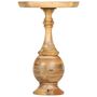 Voir la diapositive 2 : VIDAXL Table d'appoint ronde 43x43x66 cm Bois de manguier massif