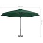 Voir la diapositive 6 : VIDAXL Parasol de jardin en porte-a-faux et poteau en aluminium vert