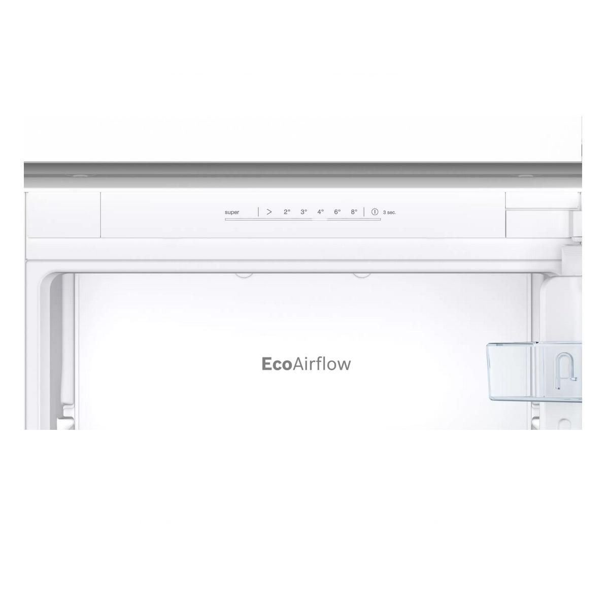 BOSCH Réfrigérateur combiné intégrable à glissières 260l blanc - KIN86NSE0