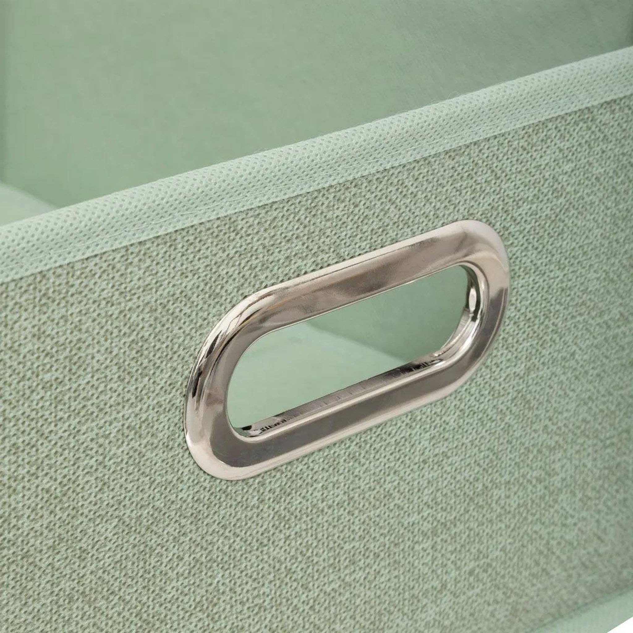 Voir la diapositive 2 : FIVE Boîte de rangement pliable  mix n'modul  31x31cm vert sauge