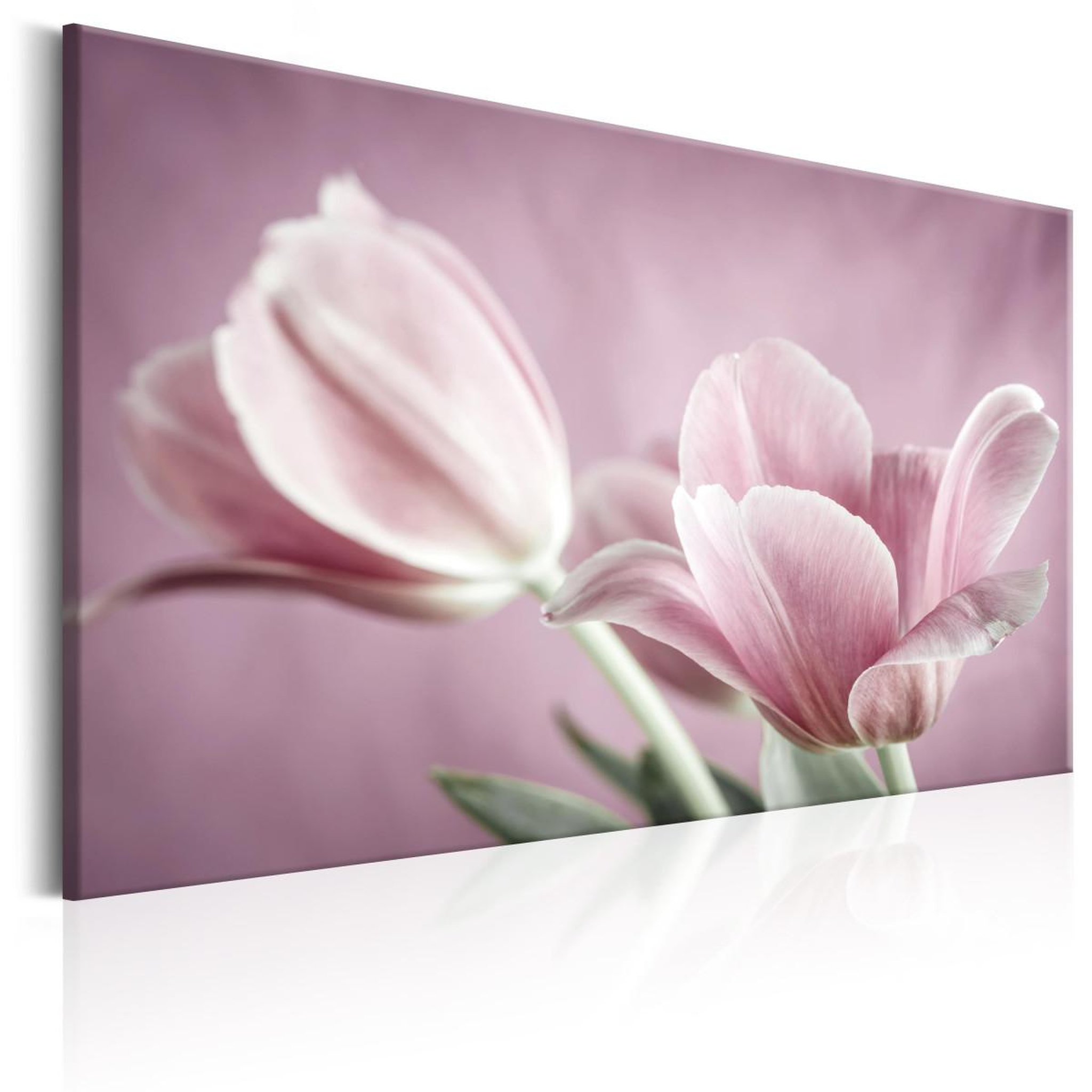 Paris Prix Tableau imprimé  romantic tulips. Coloris disponibles : Multicolore