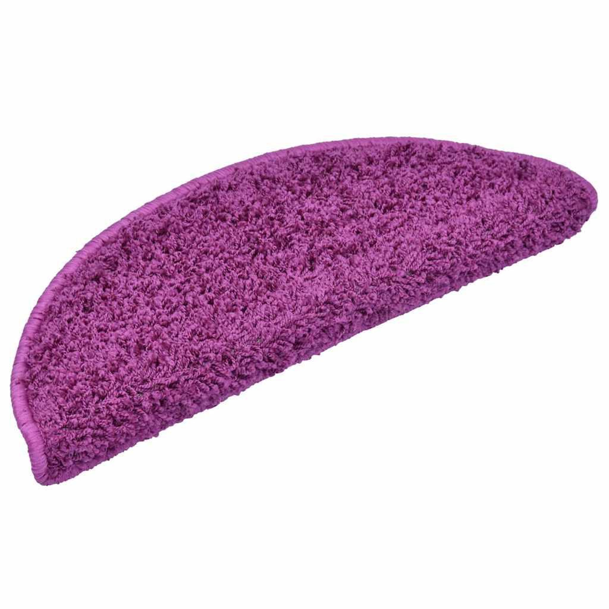 Voir la diapositive 2 : VIDAXL Tapis d'escalier 30 pcs violet 65x21x4 cm