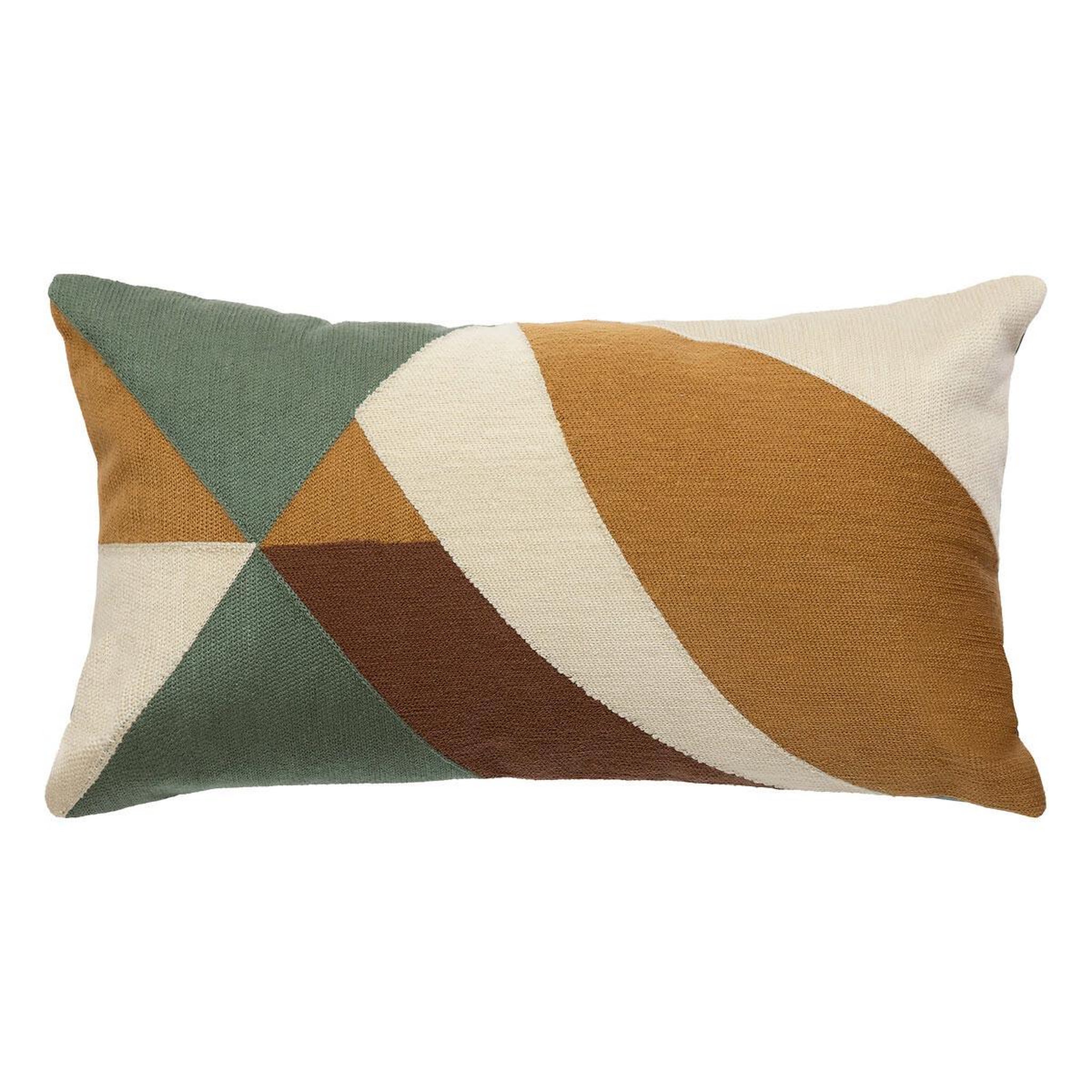 ATMOSPHERA Coussin déco imprimé  hary  30x50cm vert