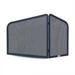 Le marquier Pare-feu - Fjord - L.120(80-40)xP.0,4xH.70 cm - bleu céleste - Origine France