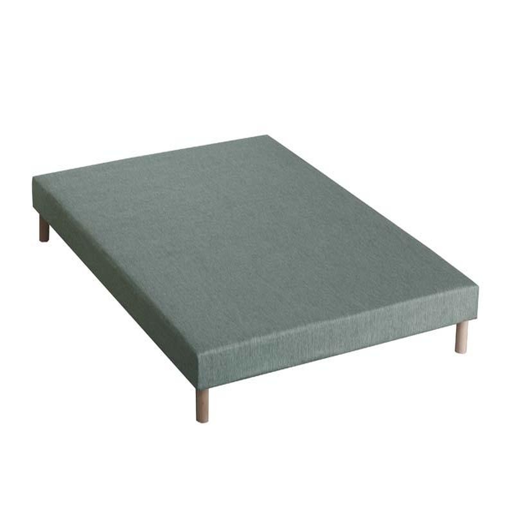 IDLITERIE Sommier tapissier à lattes vert celadon made in France. Coloris disponibles : Vert