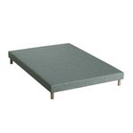 IDLITERIE Sommier tapissier à lattes vert celadon made in France. Coloris disponibles : Vert