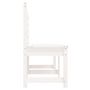 Voir la diapositive 5 : VIDAXL Banc de jardin blanc 201,5 cm bois massif de pin