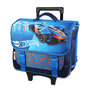 Voir la diapositive 2 : Bagtrotter BAGTROTTER Cartable à roulettes 38 cm Hot Wheels Bleu Voiture