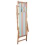 Voir la diapositive 4 : VIDAXL Chaise pliable de plage Tissu et cadre en bois Multicolore