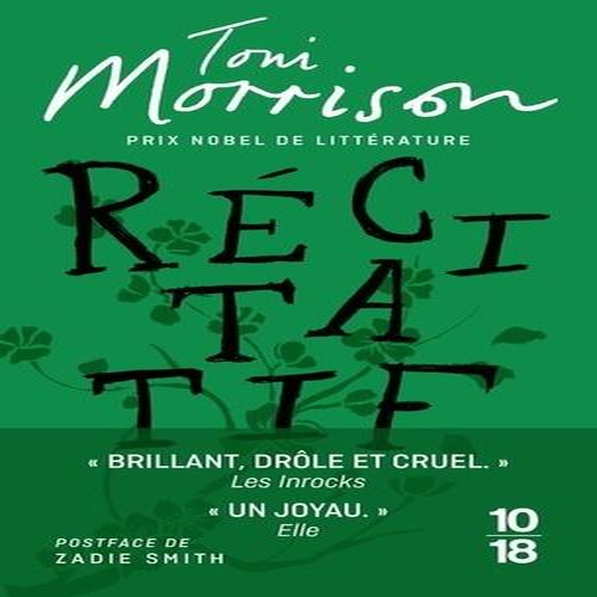 RECITATIF, Morrison Toni