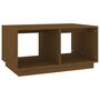 Voir la diapositive 2 : VIDAXL Table basse Marron miel 80x50x40 cm Bois massif de pin