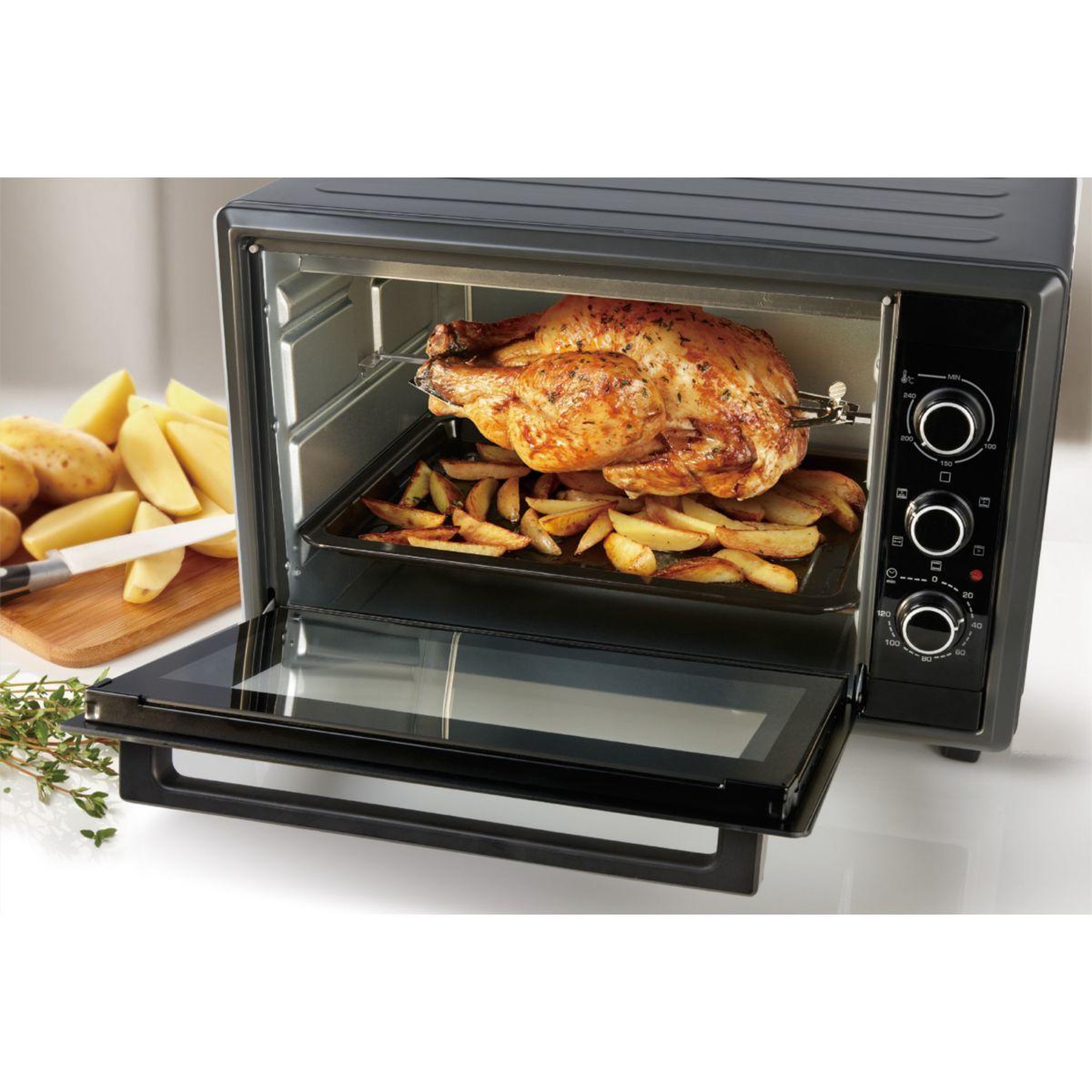 Voir la diapositive 2 : BRANDT Mini four FC55MUB