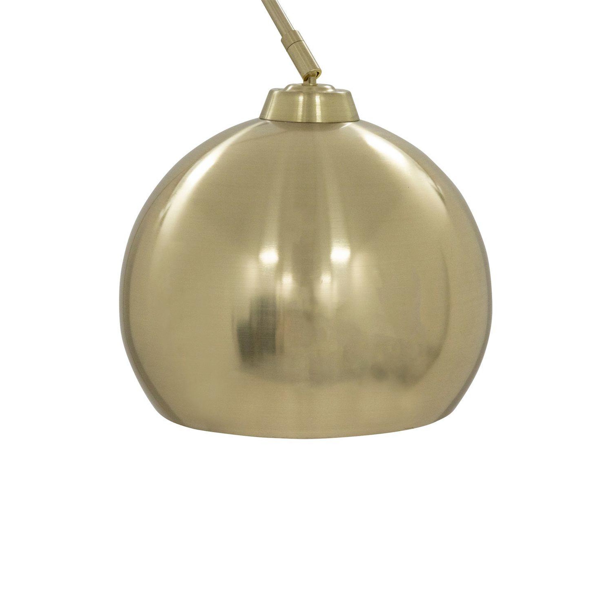 Voir la diapositive 3 : ATMOSPHERA Lampadaire arc en acier floris - h. 177 cm - doré