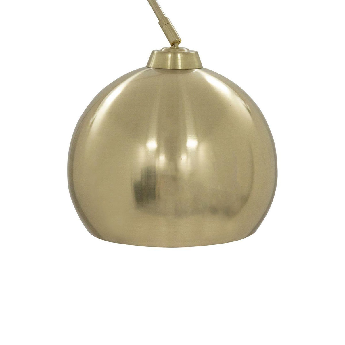 ATMOSPHERA Lampadaire arc en acier FLORIS - H. 177 cm - Doré