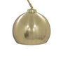 Voir la diapositive 3 : ATMOSPHERA Lampadaire arc en acier FLORIS - H. 177 cm - Doré