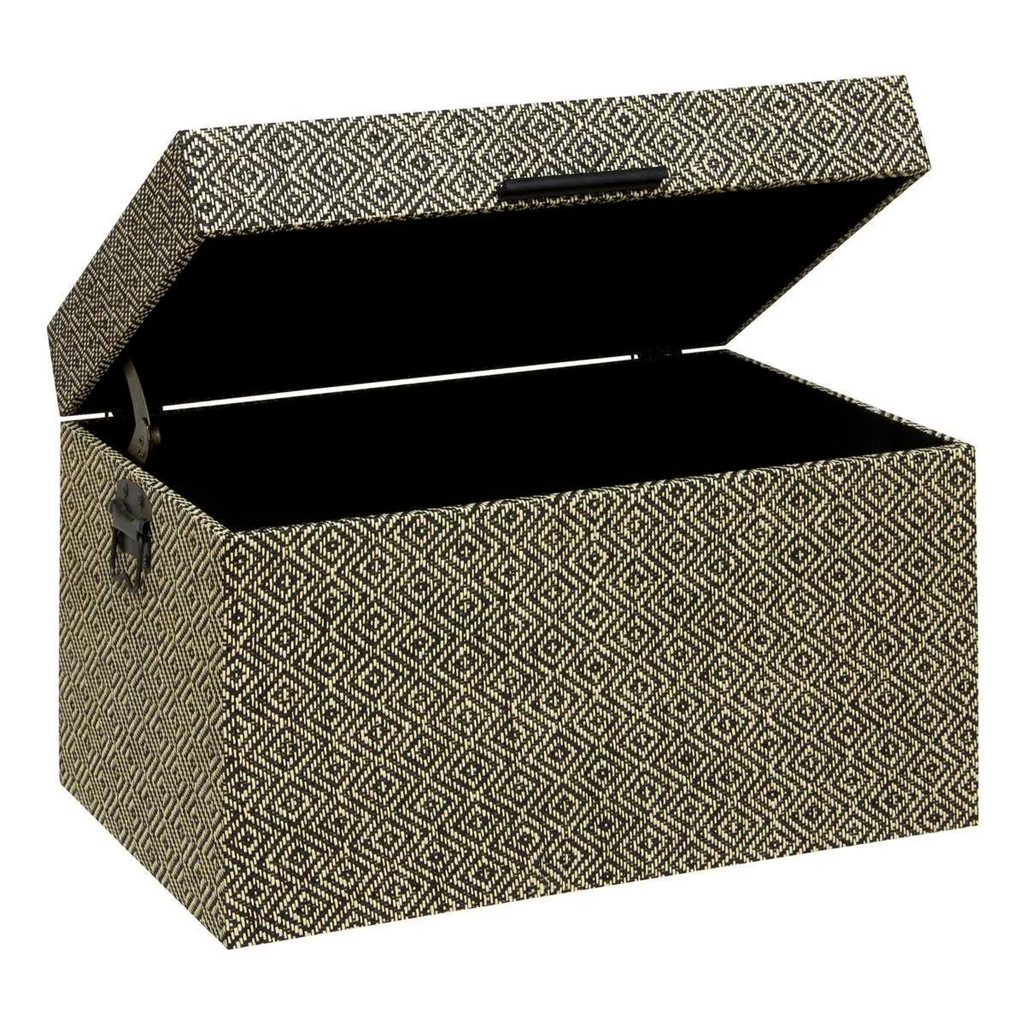 Voir la diapositive 2 : ATMOSPHERA Lot de 3 malles de rangement  the palm resort  57cm gris