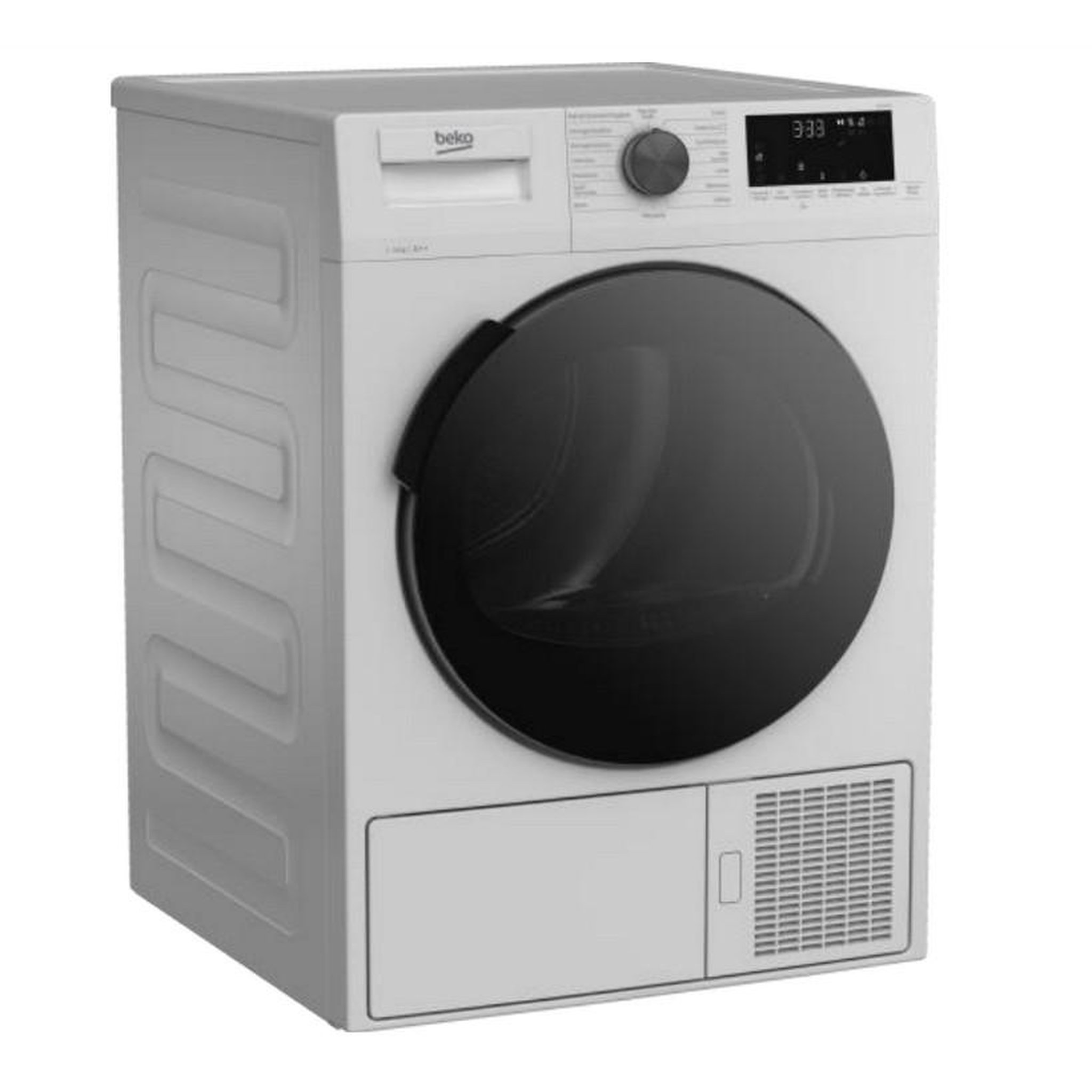 Voir la diapositive 4 : Beko Sèche-linge pompe à chaleur avec condenseur 60cm 8kg blanc - dh8512ca0w