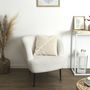 Voir la diapositive 4 : Paris Prix Coussin Déco  Bouclette  40x40cm Beige
