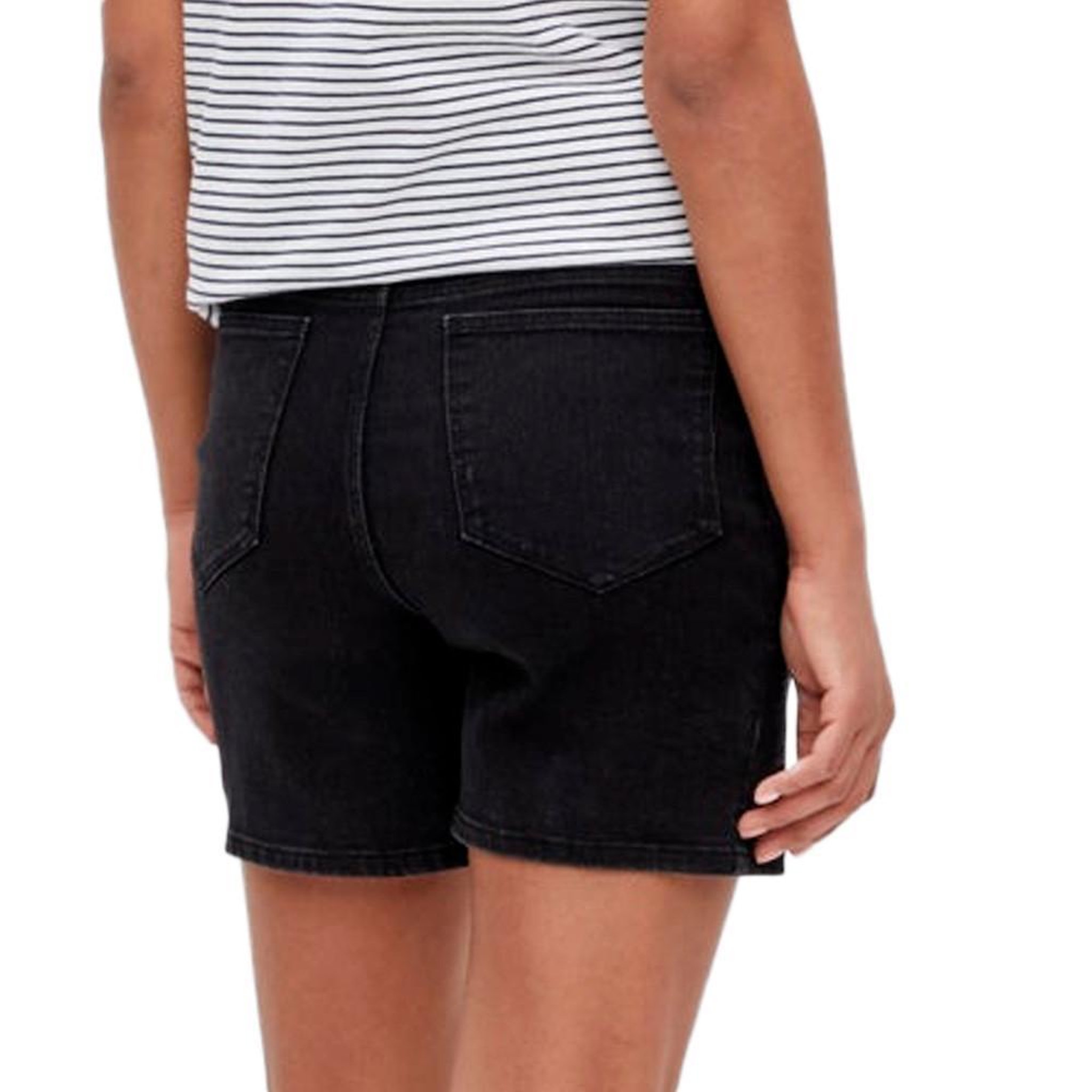Voir la diapositive 2 : MAMALICIOUS Short de Grossesse Noir Femme Mamalicious Lamy