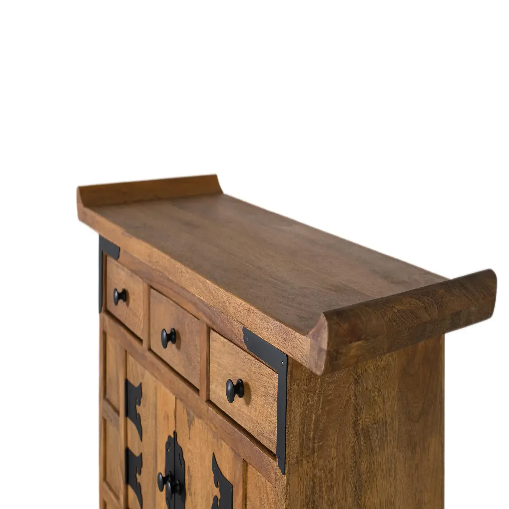 Voir la diapositive 2 : GINER Y COLOMER SL Buffet en bois de manguier 91 cm style oriental