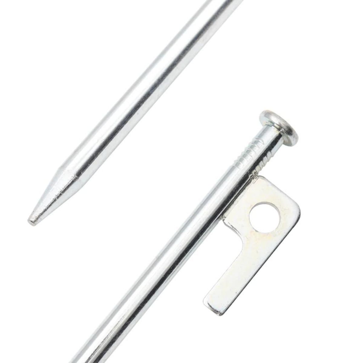 VIDAXL Piquets de tente 24 pcs 20 cm 9 mm acier galvanise