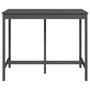 Voir la diapositive 3 : VIDAXL Table de bar Gris 140x80x110 cm Bois massif de pin