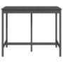 Voir la diapositive 3 : VIDAXL Table de bar Gris 140x80x110 cm Bois massif de pin
