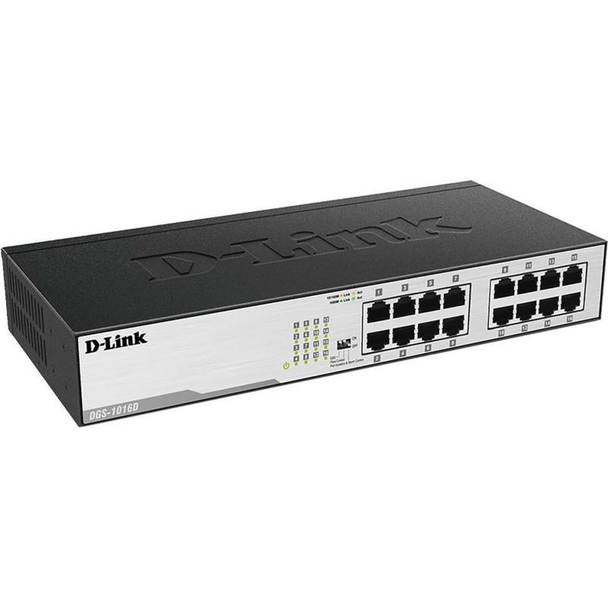 Voir la diapositive 2 : DLink Switch Ethernet DLINK DGS-1016 D
