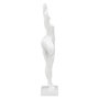 Voir la diapositive 2 : Paris Prix Statuette Femme Debout en Résine  Yoga  45cm Blanc