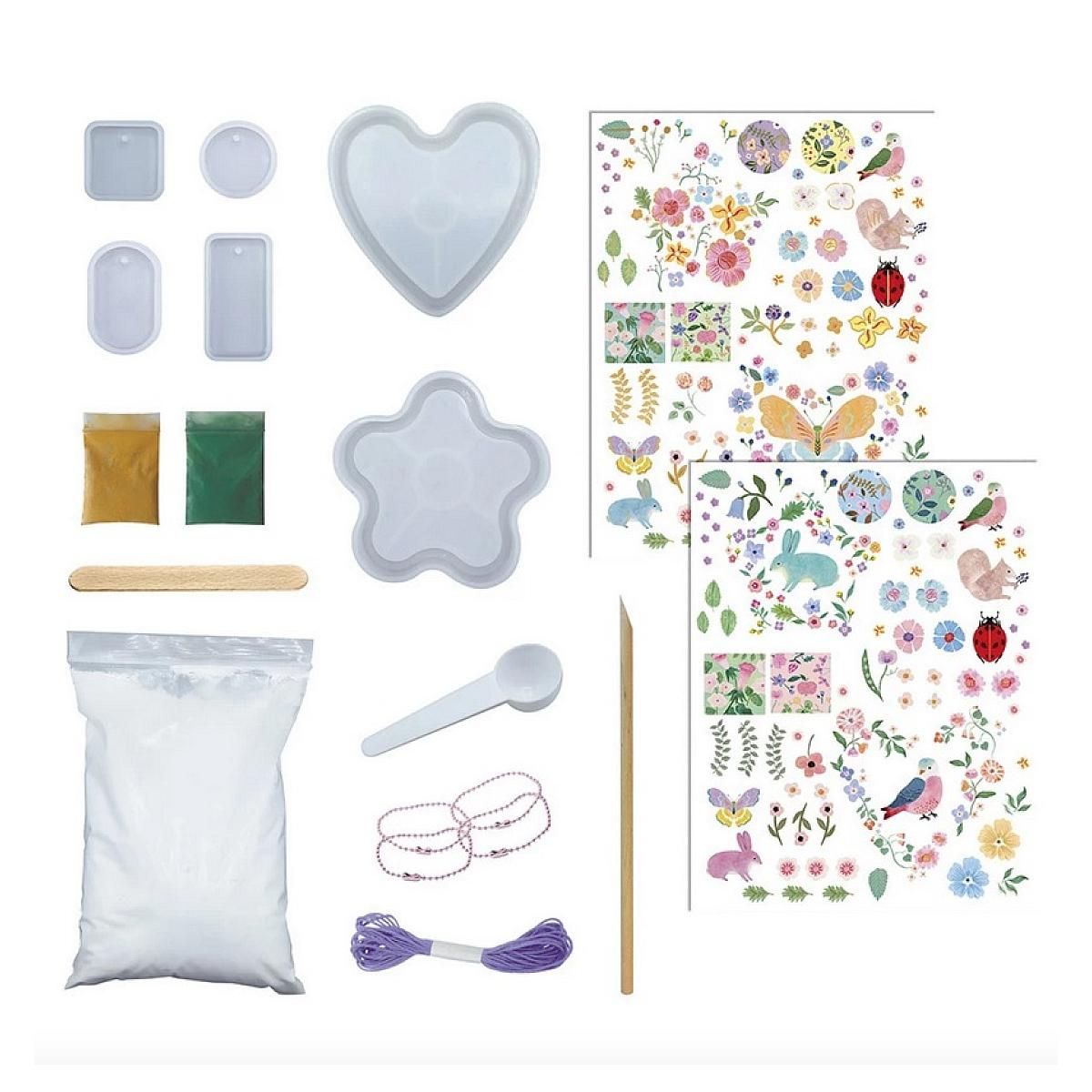 Juratoys-Janod Moulage jardin fleuri - 16 realisations