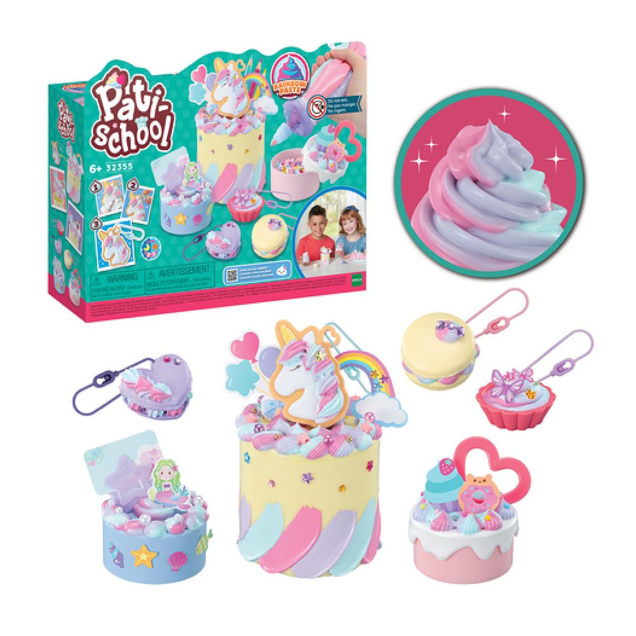 Aquabeads Coffret Deluxe Pati-School Arc-en-ciel - Jeu Créatif pour Enfants de 6 Ans et Plus