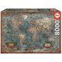 Voir la diapositive 2 : EDUCA Puzzle 8000 pièces : Mappemonde historique