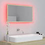 Voir la diapositive 5 : VIDAXL Miroir LED de salle de bain Chêne sonoma 80x8,5x37 cm Acrylique