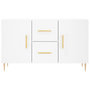 Voir la diapositive 6 : VIDAXL Buffet blanc 100x36x60 cm bois d ingénierie