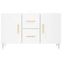 Voir la diapositive 6 : VIDAXL Buffet blanc 100x36x60 cm bois d ingénierie