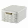 Voir la diapositive 1 : CURVER Curver Boîte de rangement avec couvercle Style M 18 L Blanc creme