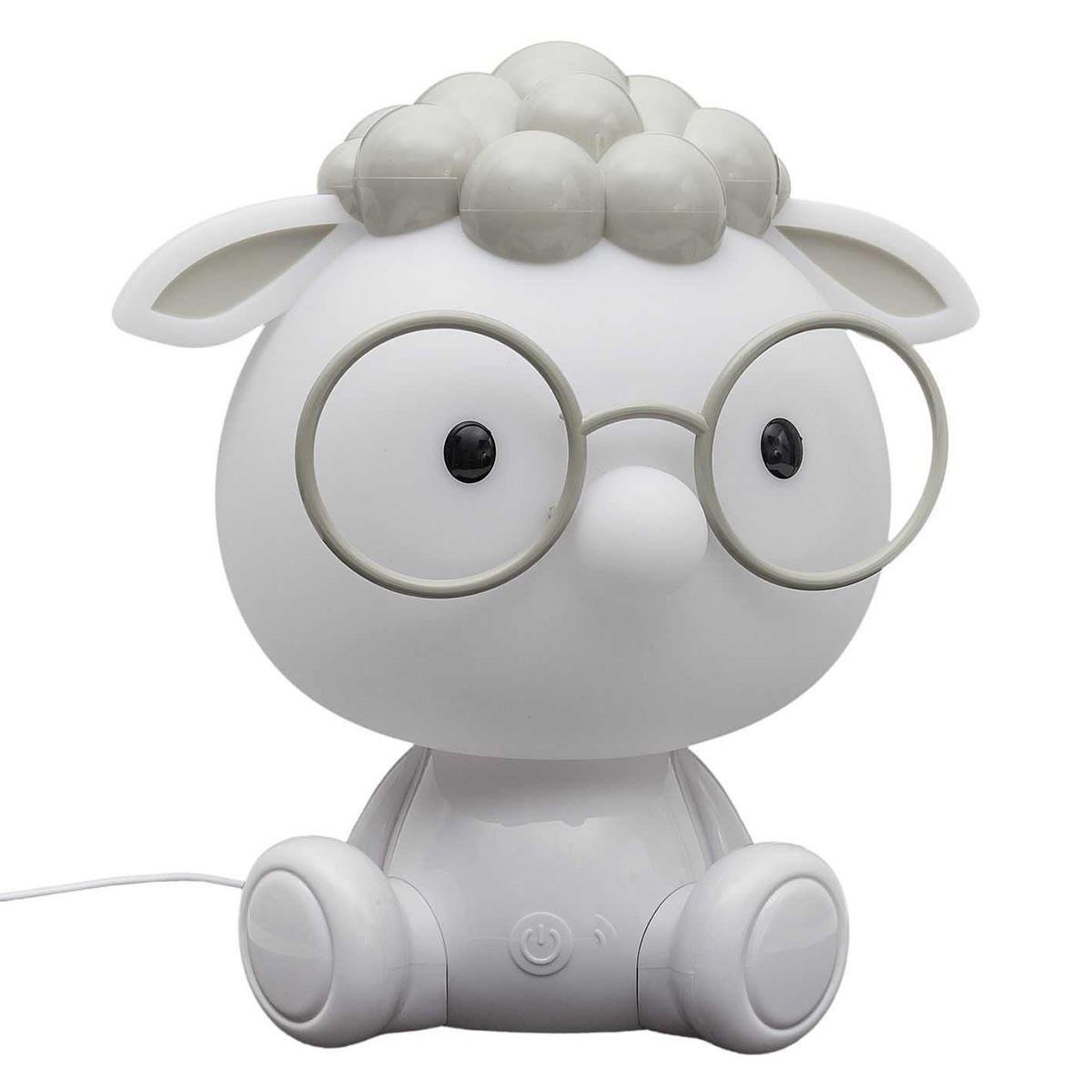HOME DECO KIDS Veilleuse Enfant à LED  Mouton  25cm Blanc