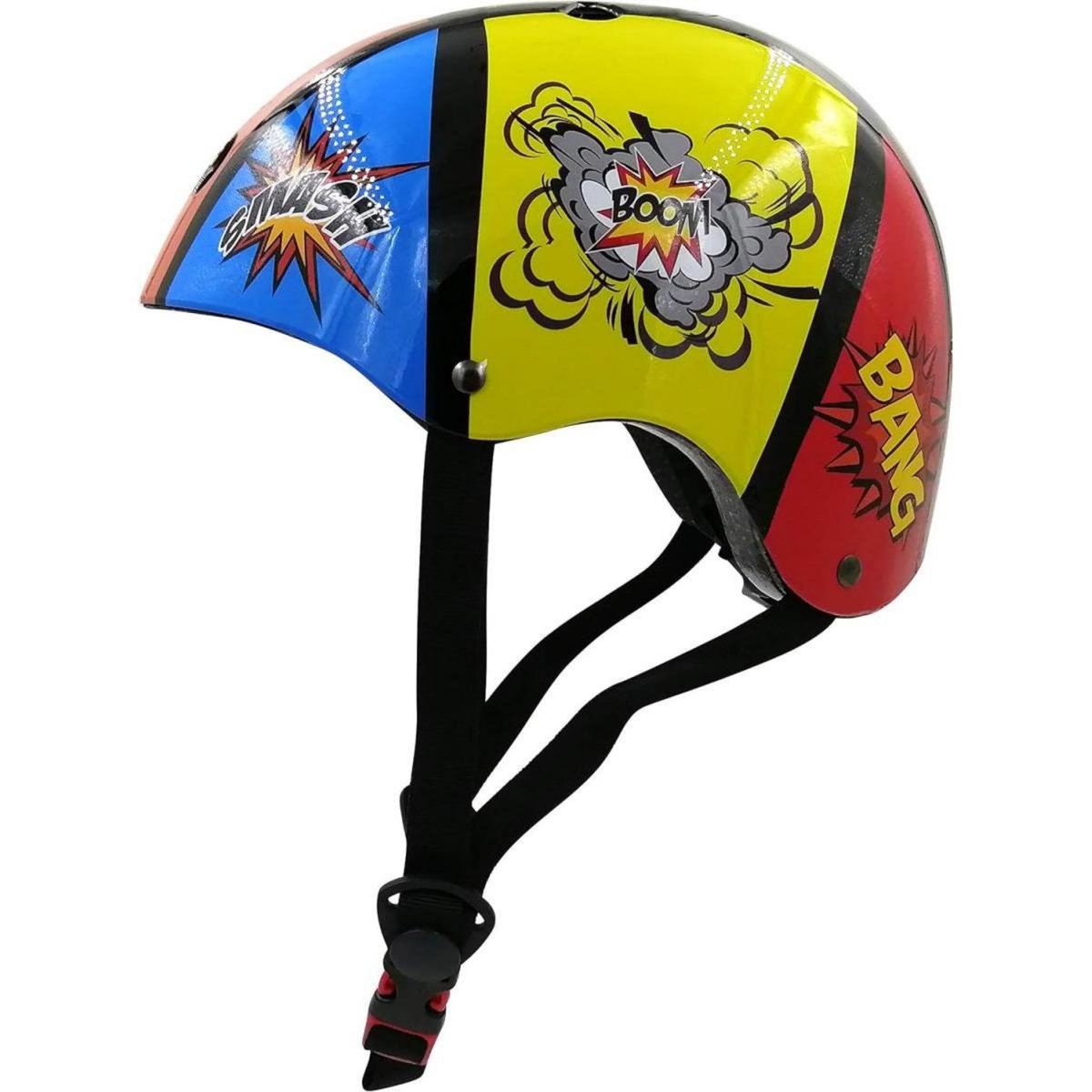 Kiddimoto Casque de vélo cartoon multicolore