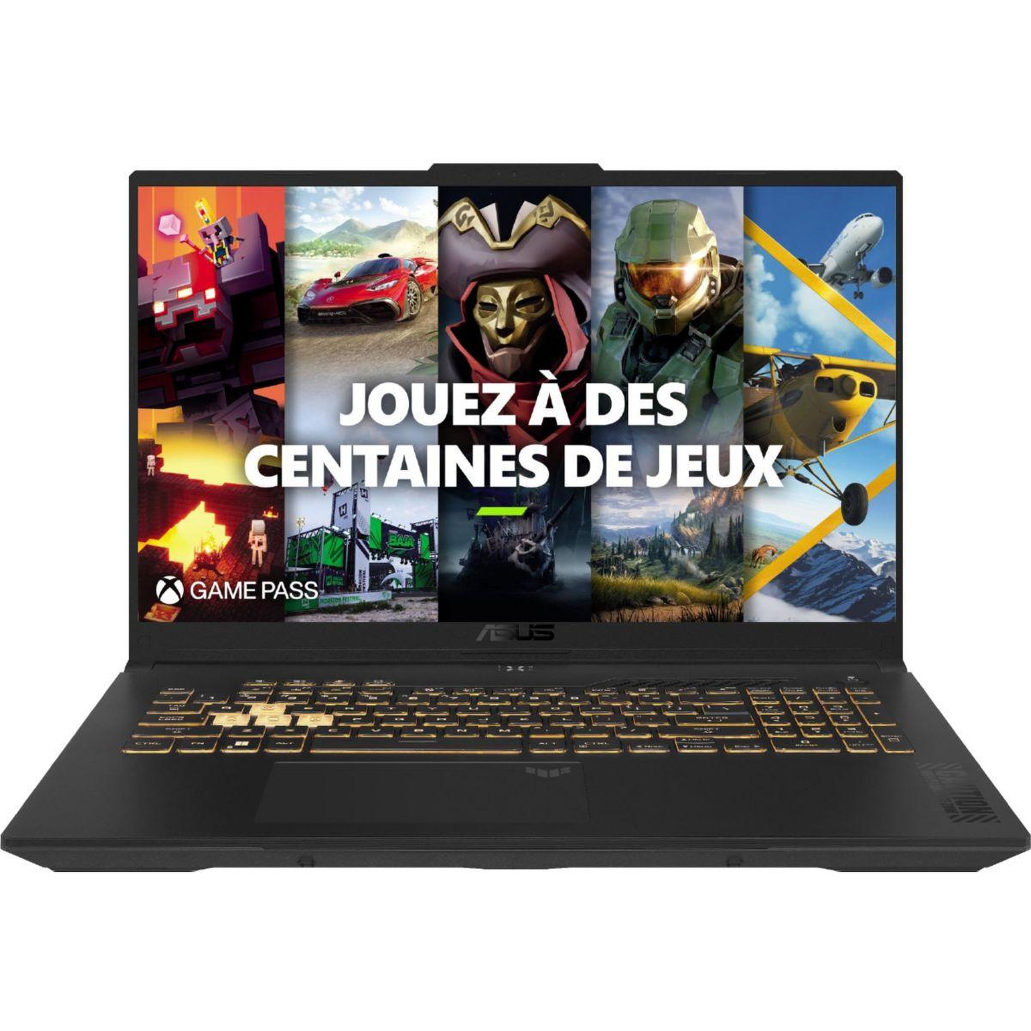 Voir la diapositive 1 : ASUS PC Gamer TUF F17 TUF707ZC4-HX028W