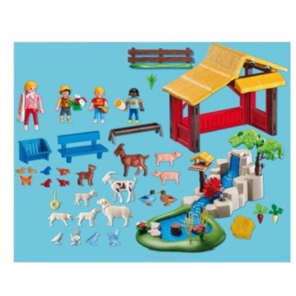 PLAYMOBIL 4851 Parc Animalier Famille