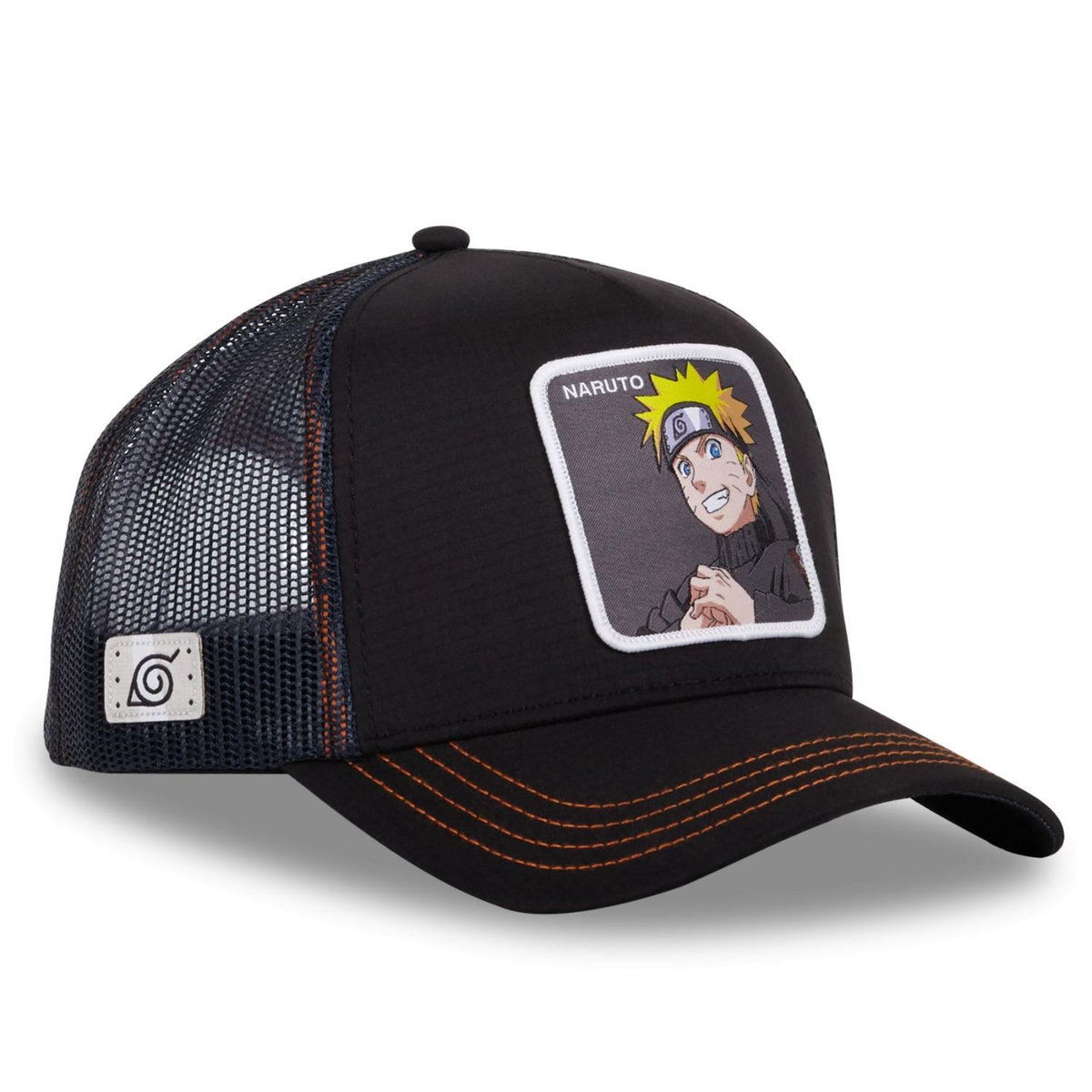 CAPSLAB Casquette homme trucker finitions premium Naruto Shippuden