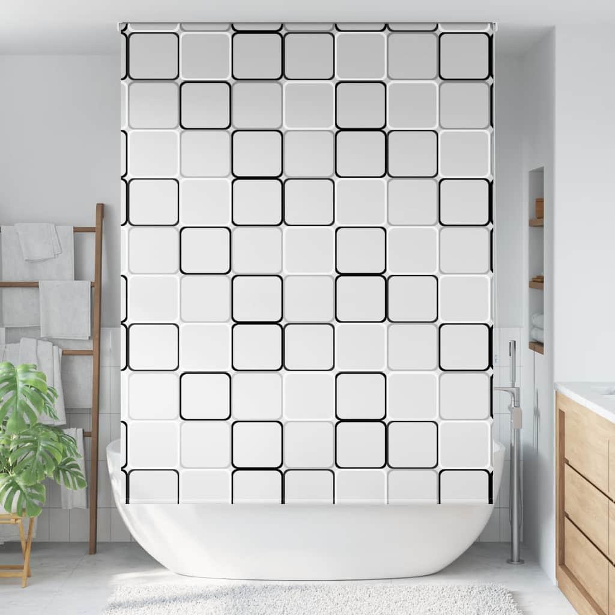VIDAXL Store enrouleur de douche 160x240 cm largeur du tissu 156 cm