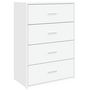 Voir la diapositive 2 : VIDAXL Buffet blanc 60x31x84 cm bois d'ingenierie