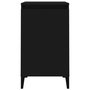 Voir la diapositive 5 : VIDAXL Table de chevet noir 40x35x70 cm bois d'ingenierie