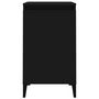 Voir la diapositive 5 : VIDAXL Table de chevet noir 40x35x70 cm bois d'ingenierie