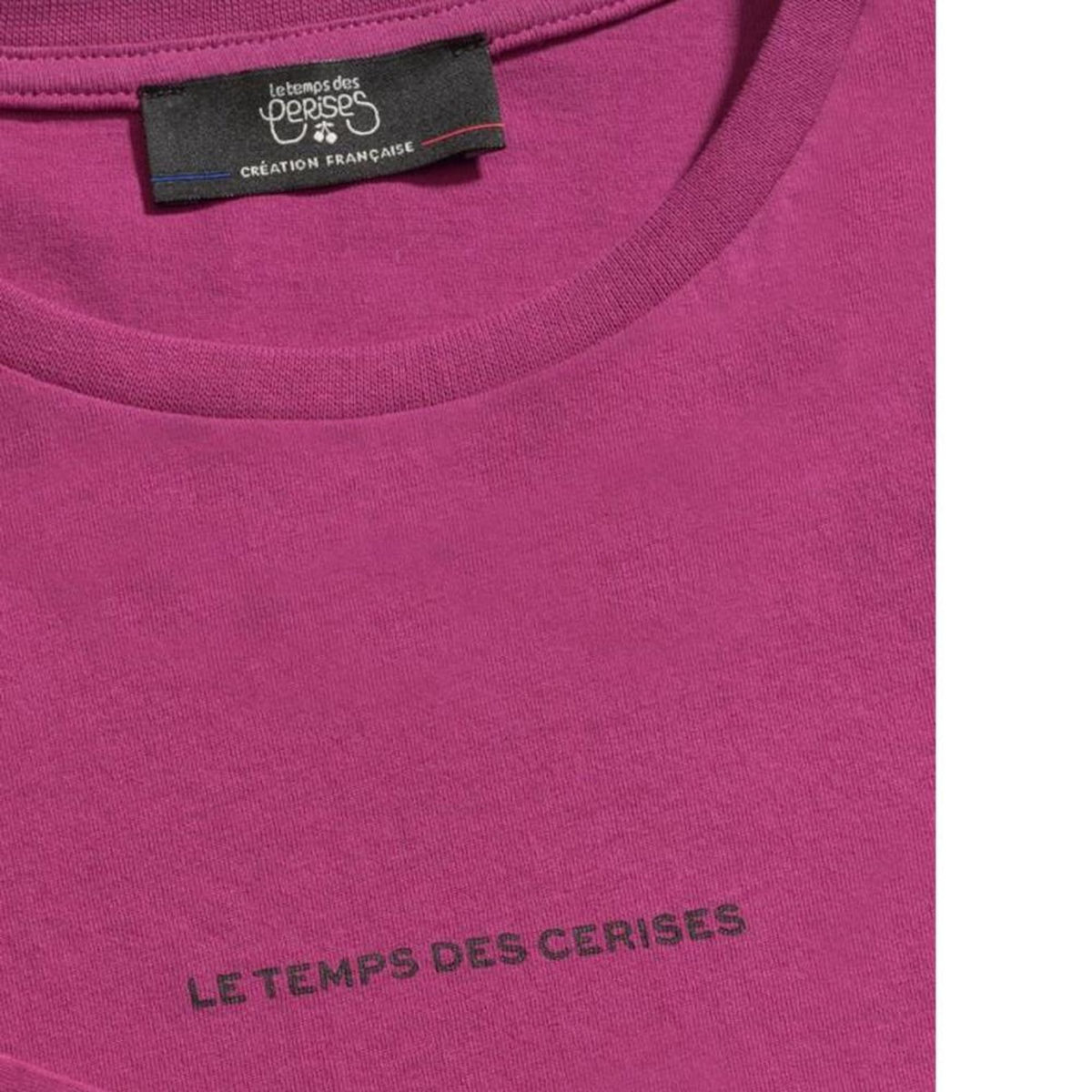 Le Temps Des Cerises T-shirt Violet Fille Le Temps Des Cerises Catigi