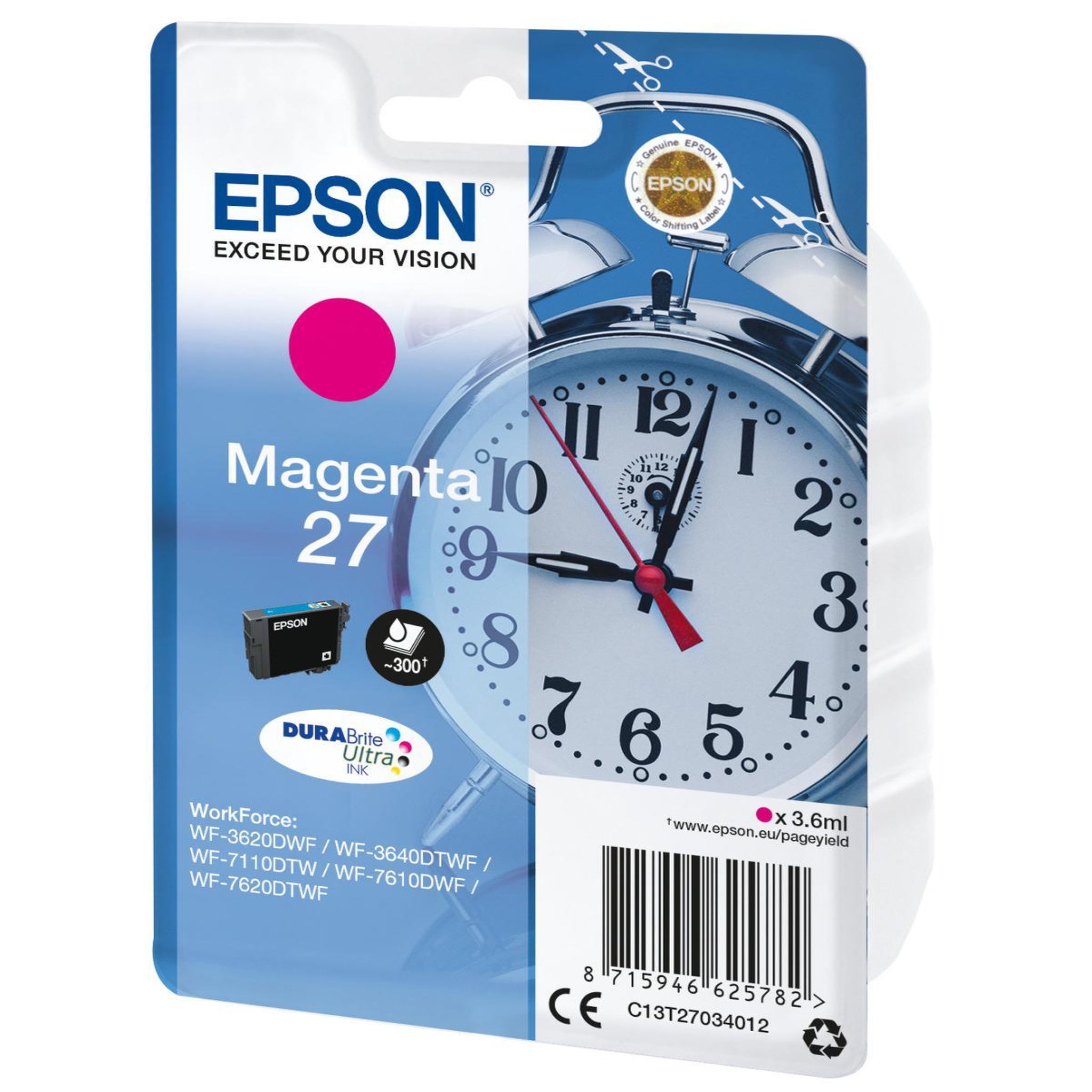 Voir la diapositive 3 : Epson Cartouche imprimante EPSON C 13 T 27034012