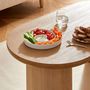 Voir la diapositive 2 : SECRET DE GOURMET Plat de Présentation en Céramique  Chéri  25cm Blanc