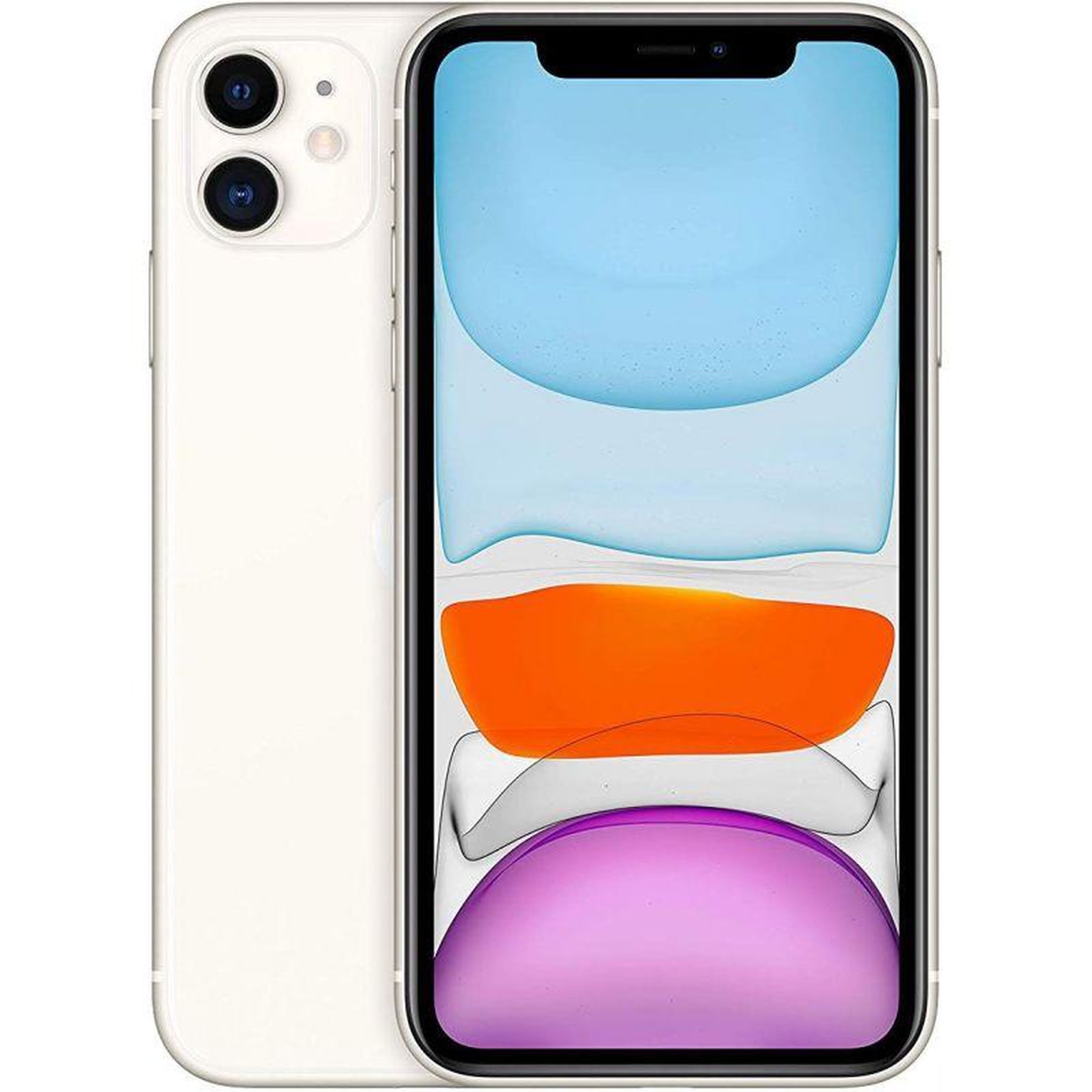 Voir la diapositive 1 : APPLE iPhone 11 reconditionné 128 Go - Grade C - Blanc